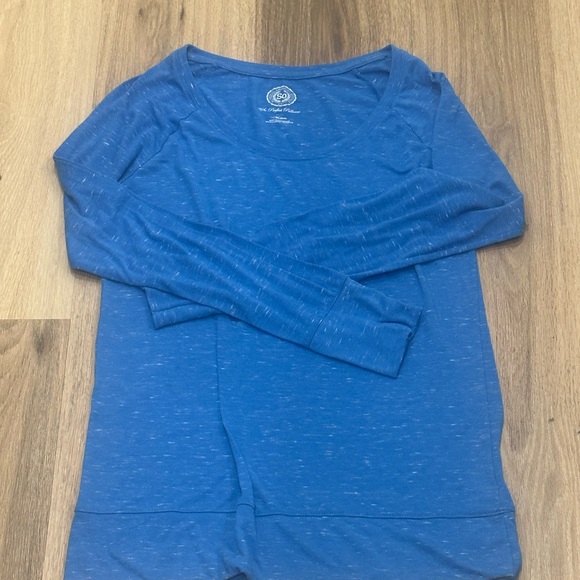 Authentic American Heritage Blue Long Sleeve Tee - Picture 1 of 3
